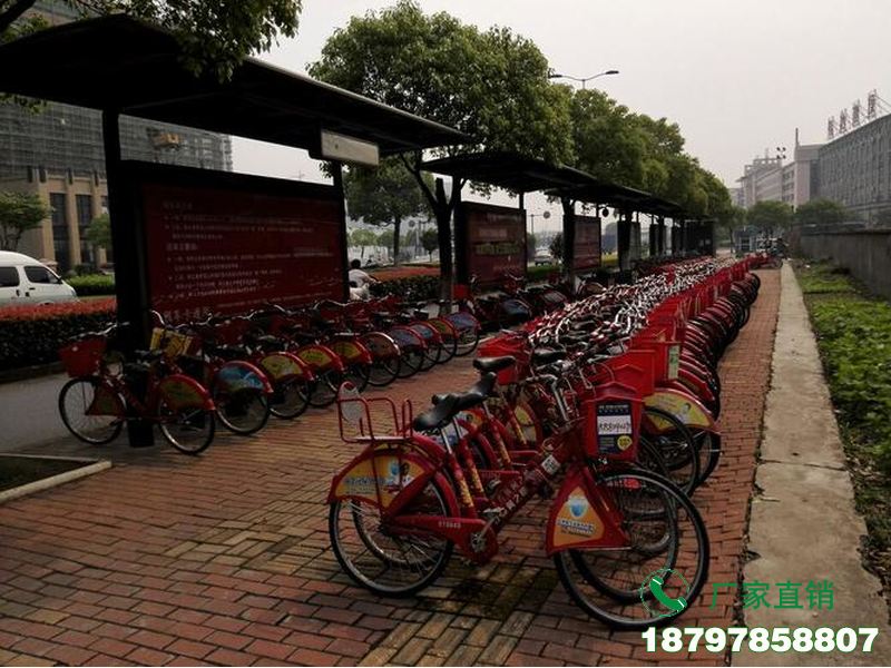 市中共享自行车智能停车棚