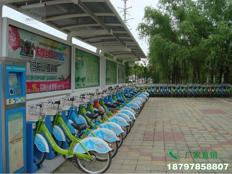 明溪县智能共享自行车停放棚